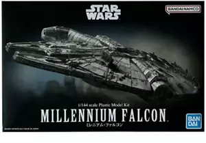 Star Wars Last Jedi MILLENNIUM FALCON 1/144 Model Kit di Montaggio Bandai Revell - Imagen 1 de 7