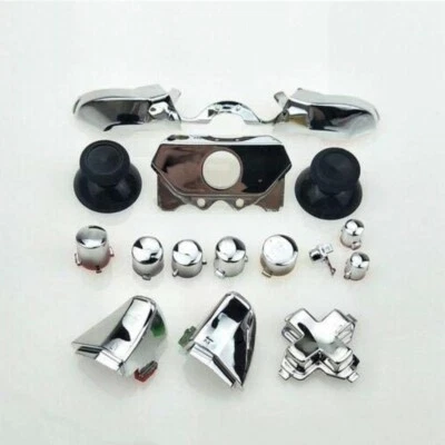 Chrome Xbox One Elite Full Set ABXY RT LT LB RB Trigger Buttons Thumbstick 3.5mm - Image 1 of 2