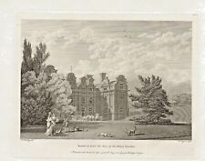 original engraving . the seats of nobility & gentry 1787 -1815  - broome in kent