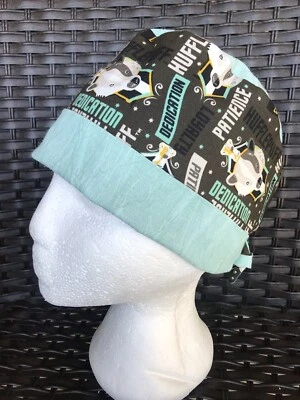 ⚡️Harry Potter Tie Back Medical Surgical Women’s Scrub Hat Cap 🇺🇸 USA made - Image 1 of 3
