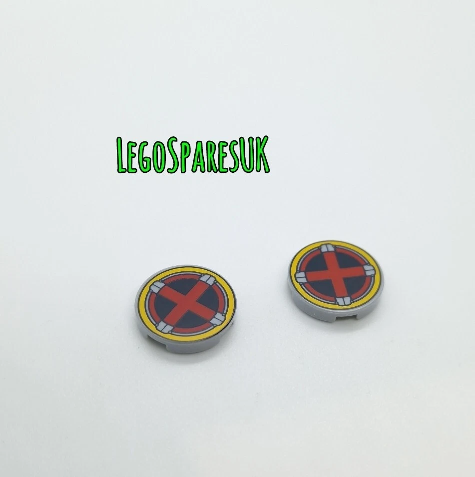 LEGO Part 6376550 / 14769pb516 Tile, Round 2 x 2 with Bottom Stud Holder. X-Men - Image 1 of 1