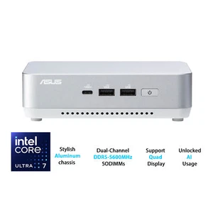ASUS NUC14RVSU7 NUC 14 PRO+ Mini PC Intel Ultra 7 155H Mini PC do pracy biurowej - Zdjęcie 1 z 11