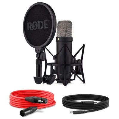 Rode NT1 5th Generation XLR USB Studio-Mikrofon Schwarz - Bild 1 von 4