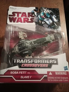 Star Wars Transformers Crossovers Boba Fett to Slave I 2009 New Factory Sealed - Picture 1 of 2