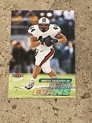 #’d /2499 - 2001 Fleer Ultra Heath Evans #300 Rookie RC Seattle Seahawks PWE - Image 1 of 3