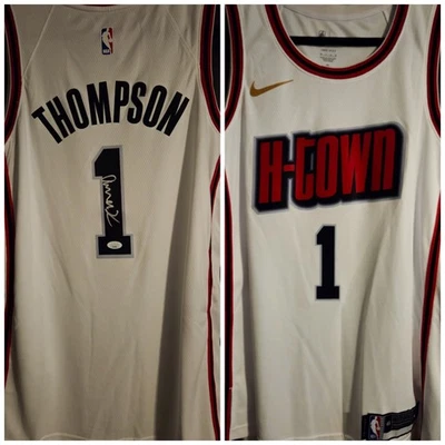 Amen Thompson🚀 Signed Houston Rockets NBA Nike Jersey Auto JSA Authentic - Image 1 of 4