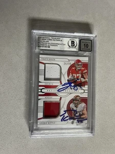 Travis Kelce & George Kittle signed encapsulated Card Beckett BAS cert slabbed - Picture 1 of 2