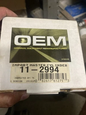 04-06 Dodge Verna/00-05 Hyundai Accent, parte #11-2994, cilindro de freno maestro Reman Foto 1 de 4