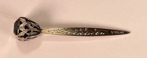Vintage 925 Sterling Silver Thistle Kilt Pin - Picture 1 of 7