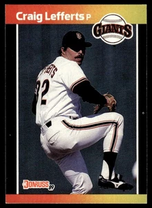1989 Donruss Craig Lefferts San Francisco Giants #59 - Picture 1 of 2