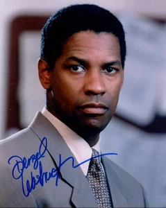 Striking Denzel Washington Signed Photo - Picture 1 of 1