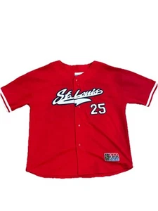 Vintage 90s Mark McGwire St. Louis Cardinals Jersey MLB Players Choice Sewn XL - Picture 1 of 11