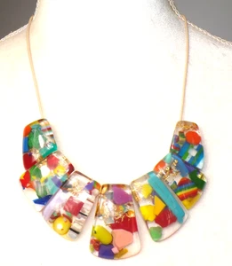 Sobral Preterito Perfeito Fresh Ipanema Inclusion Bead Artist Made Necklace - Picture 1 of 8