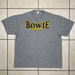 Bowie State University Vintage Russell Athletic XL T Shirt Gray School College - Picture 1 of 11