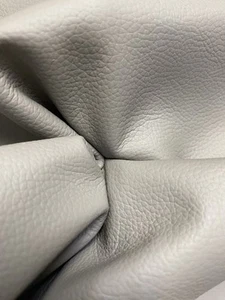 Moore & Giles® 50-55 Sq Ft Pewter Grey Full Grain Upholstery Leather Hide - Picture 1 of 3