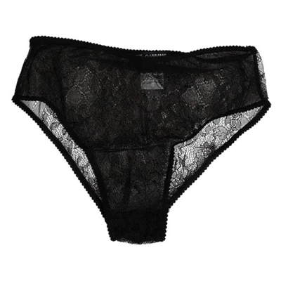 DOLCE & GABBANA Ropa Interior Negra Nylon Elastizada Cintura Alta Panty IT2 / S 380usd Foto 1 de 4