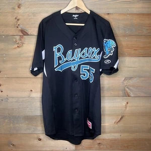 Rawlings Bowie Baysox Jersey Black MiLB Minor League AA Eastern Men's Size 44 - Picture 1 of 7