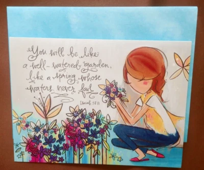 "Healed By Our Creator", (1) Leanin' Tree Get Well Card, New With (1) Envelope - Image 1 of 4