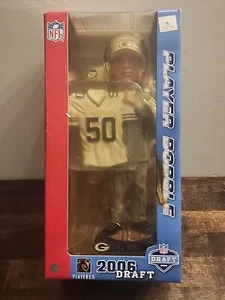 NFL Draft Bobblehead 2006 AJ Hawk-Green Bay Packers-Ohio State Buckeyes- Nuevo en caja - Imagen 1 de 5