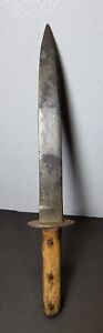 Vintage Military Knife - Bayonet w/ Z Stamp and Unknown Mark Wood Handle