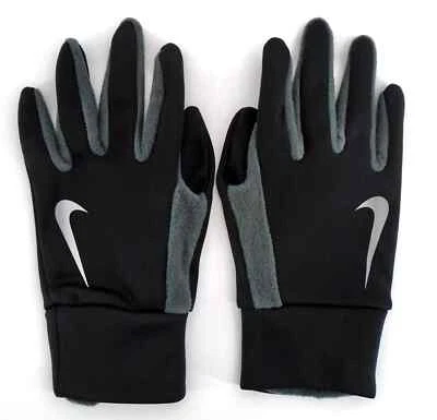 Nike Thermal Gloves Men's S/M Running Black/Silver - Image 1 of 4