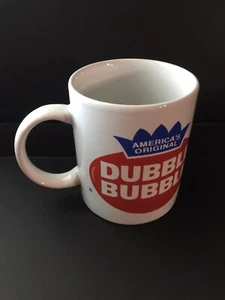 Double Bubble Chewing Gum Advertising Coffee Cup Mug White - Imagen 1 de 8