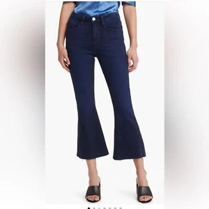 NWOT Frame Le High Crop Flare High Rise Jeans 30 - Picture 1 of 8