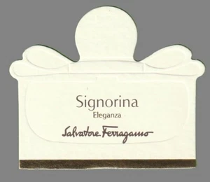 Carte publicitaire- advertising card - Signorina Eleganza de Salvatore Ferragamo - Picture 1 of 1