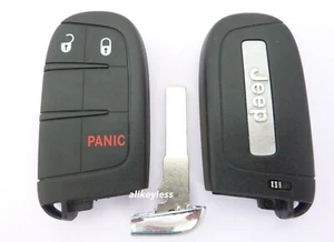OEM 2017-2024 JEEP BRÚJULA llave inteligente entrada mando a distancia M3N-40821302 / 68417820 - Imagen 1 de 3