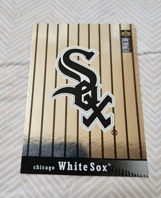 Conjunto 1997 MLB Upper Deck Collectors Choice Card/Hologram Combo Chicago White Sox Foto 1 de 4