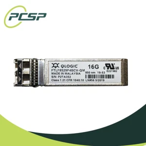 Qlogic 16Gb LC MMF SFP+ Transceiver Module 850nm FTLF8529P4BCV-QM - Bild 1 von 1