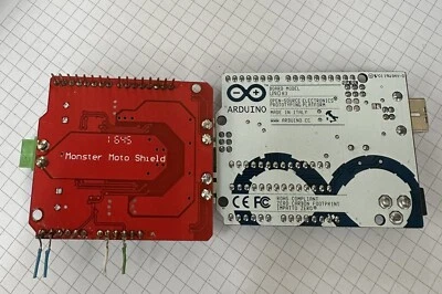 Drive Monster Motor Shield + Scheda Arduino UNO R3 per Simulatori 2Dof - Immagine 1 di 4