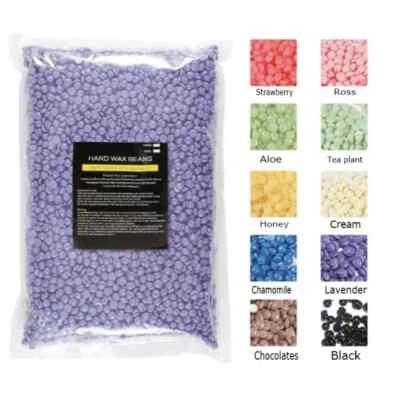 Depilatory Hard Wax Beans Pellet Hot Brazilian Waxing Beads Body Hair Removal UK - Image 1 of 4