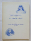 DIE PROOF OF WATERLOW STAMPS Pt 1 GB & EMPIRE TO 1960 by FRASER & LOWE 1985