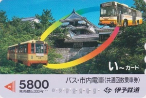 Carte JAPON - AUTOBUS TRAIN PAGODE CASTLE TEMPLE - BUS JAPAN card - Imagen 1 de 1