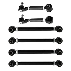 6Pcs Suspension Rear Camber Arms Set w/Rubber Bushing for Honda Accord 2003-2007 - Picture 1 of 9