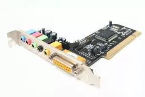 Vivanco FT8738-4.08E C-Media CMI8738 Sound Card 5.1 PCI Audio Board PM2873806X2A - Picture 1 of 1