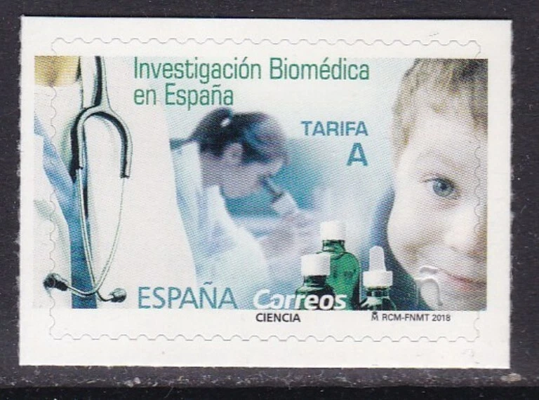 2018 - España - Edifil 5197 -  Ciencia - Investigacion Biomedica - MNH - Imagen 1 de 1