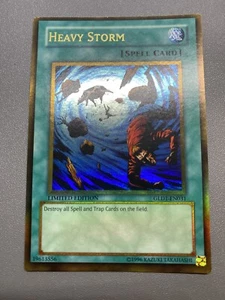 Yu-Gi-Oh! Heavy Storm Ultra Rare Edición Limitada GLD1-EN031 HP DAÑADO - Imagen 1 de 24