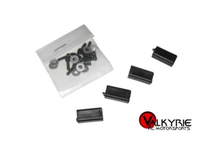 Vintage RC Associated HD Servo Mounts & Hardware Set Black 6336 - Picture 1 of 1