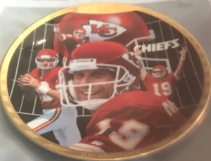 1994  SPORTS IMPRESSIONS PLATE Chiefs JOE MONTANA THE GAMER #1972 Of 7500 - Picture 1 of 2