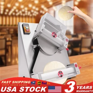 4"-12" Pizzateig Roller Blechmaschine Elektrisch Kommerziell Pizzateig Roller Presse - Bild 1 von 16