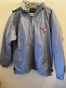 Texas Longhorn Zip Up Jacket Coat Embroidered Mens Size L  - Picture 1 of 12