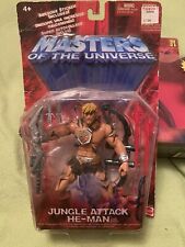 Masters of the Universe  MOTU  Mattel 200x Jungle Attack He-Man 2002 NEW