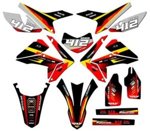 2012-2020 CRF 250 L SURGE Red Senge Graphics Kit Compatible with Honda - Picture 1 of 10