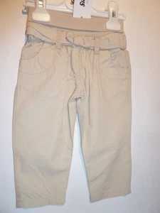 Steiff Tea Rose Trousers, Beige Size 80 - Picture 1 of 1