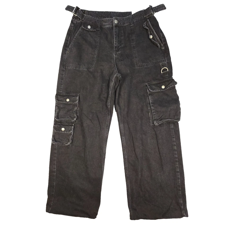 Ksubi Jeans Mens 30 Black Denim Stealth Cargo Outdoor streetwear Size 30x26 - image 1 of 4