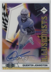 Panini Illusions Illusionists Gold 2023/10 Quentin Johnston #17 Rookie Auto RC - Imagen 1 de 3