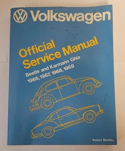 Volkswagen Beetle and Karmann Ghia Official Service Manual Type 1, 1966-1969 - Picture 1 of 18