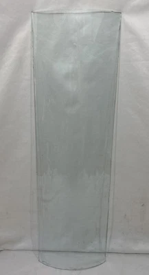Antique Bent Curved Wavy Glass Replacement Panel For China Cabinet Door 32.5"#E - Image 1 of 4